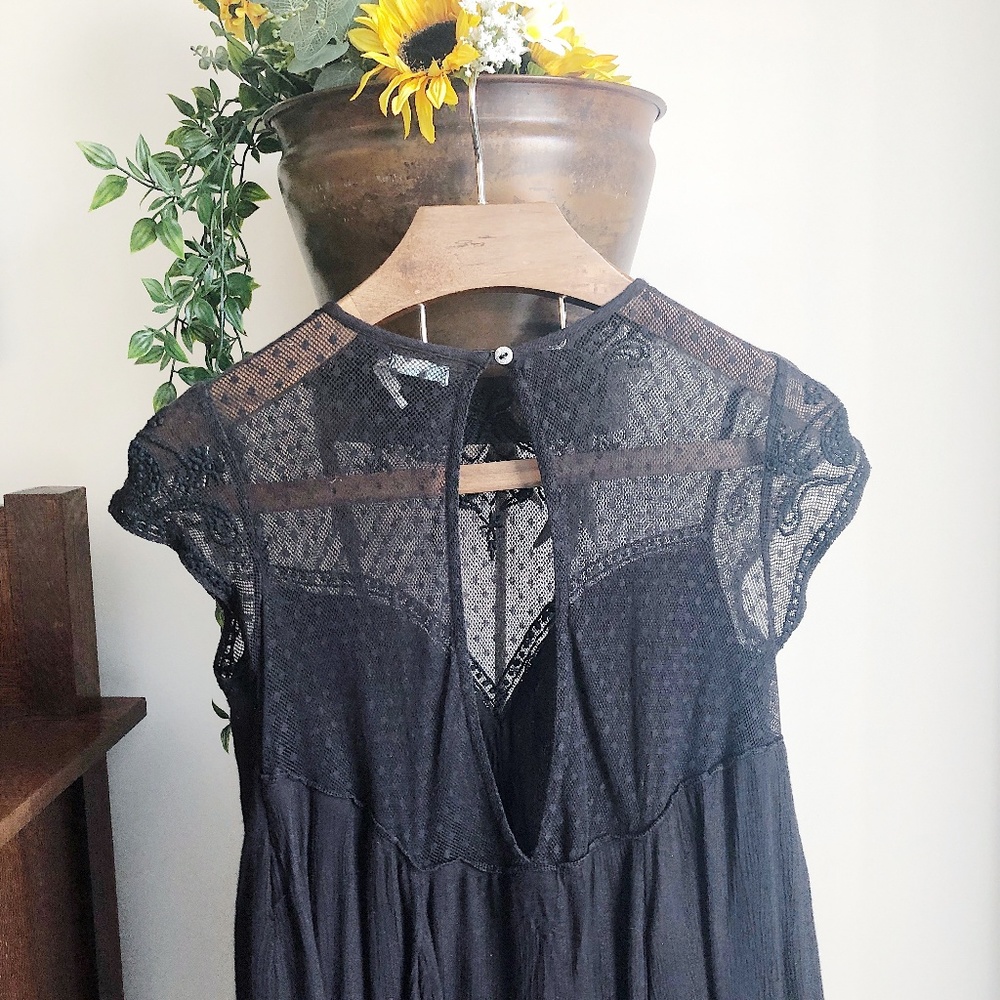 KIMCHI BLUE URBAN OUTFITTERS LACE FLOWY DRESS - Picture 3 of 6